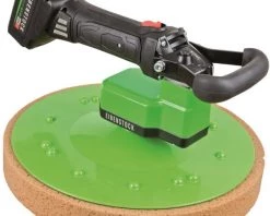 Eibenstock Ponceuse Mur Et Plafond 10.095.40 Machine à Plâtrer EPG 400 A, Y Compris Roue à éponge, 2x Batteries