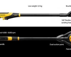 Mirka Ponceuse Mur Et Plafond 2976047 Leros 950CV Ponceuse Murale 225 Mmm -Ponceuses Soldes 2976047 leros 950cv ponceuse murale 225 mmm 2
