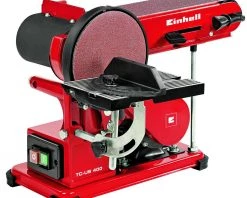 Einhell Ponceuse à Bande 4419255 TC-US 400 Ponceuse D'établi / à Disque Et à Bande 11 Einhell Ponceuse à Bande 4419255 TC-US 400 Ponceuse D'établi / à Disque Et à Bande -Ponceuses Soldes 4419255 tc us 400 ponceuse d etabli a disque et a bande 4