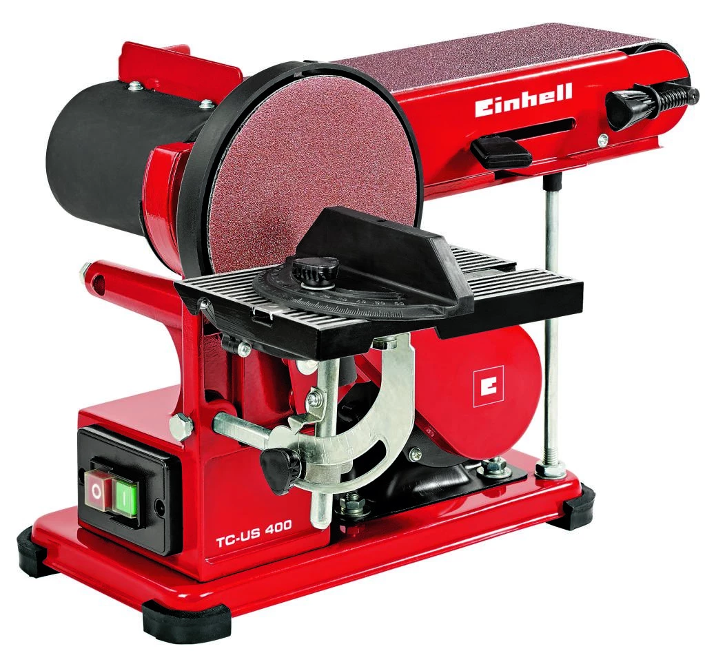 Einhell Ponceuse à Bande 4419255 TC-US 400 Ponceuse D'établi / à Disque Et à Bande 7 Einhell Ponceuse à Bande 4419255 TC-US 400 Ponceuse D'établi / à Disque Et à Bande – Image 5