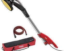 Flex-tools Ponceuse Mur Et Plafond 494550 GE 7 + MH-X + SH Ponceuse Girafe Pour Murs Et Plafonds Avec Système De Tête Interchangeable