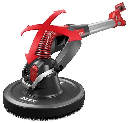 Flex-tools Ponceuse Mur Et Plafond 504068 GE MH 18.0-EC/5.0 Set+MH-X Accu Girafe Ponceuse Pour Murs Et Plafonds Avec Système De Tête Interchangeable 18V 5.0Ah Li-Ion 7 Flex-tools Ponceuse Mur Et Plafond 504068 GE MH 18.0-EC/5.0 Set+MH-X Accu Girafe Ponceuse Pour Murs Et Plafonds Avec Système De Tête Interchangeable 18V 5.0Ah Li-Ion – Image 5