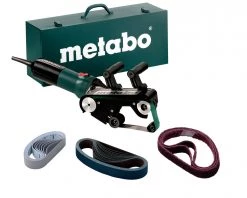 Metabo Ponceuse à Bande 602183510 RBE9-60 Set Ponceuse à Tubes