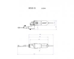 Metabo Ponceuse Spéciale 602244000 BFE 9-20 Classeur à Ruban