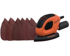 Black & Decker Ponceuse Triangulaire BEW230-QS Ponceuse Delta 55 Watt