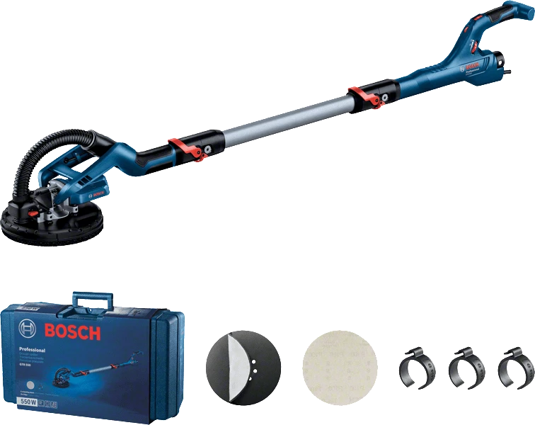 Bosch Bleu Ponceuse Mur Et Plafond GTR 55-225 Ponceuse Longitudinale Professionnelle 225mm 06017D4000 3 Bosch Bleu Ponceuse Mur Et Plafond GTR 55-225 Ponceuse Longitudinale Professionnelle 225mm 06017D4000